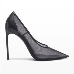 SOLD Saint Laurent Anja 105mm Mesh Stiletto Pumps size 7